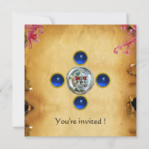 Invitación JINETES DE LA CALAVERA zafiro