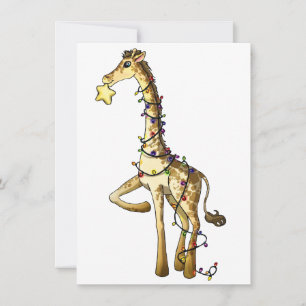 Invitación Jirafa Brillante