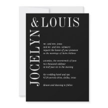 Jocelyn Black Modern Boda