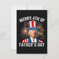 Joe Biden Feliz 4to Día del Padre Divertido 4 de J