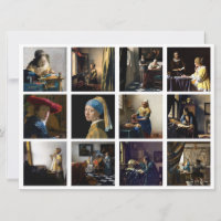 Johannes Vermeer - Masterpieces Grid