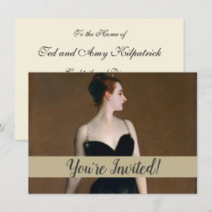 Invitación John Singer Sargent Madame X Retrato Malhumorado