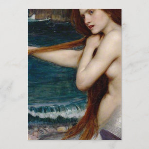 Invitación John William Waterhouse Mermaid
