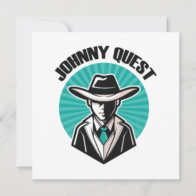 Invitación Johnny Quest (Anverso)