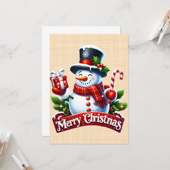 Invitación Joie Hivernale Festive (Anverso/Reverso In Situ)