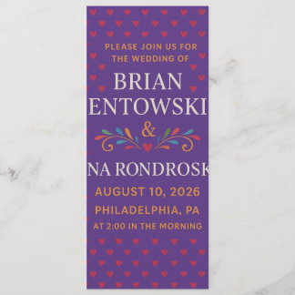 Invitación Join Us for a Day of Love and Celebration 