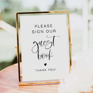 Invitación JOLIE Boho Rótulo Minimalista Nuestro Rótulo de li