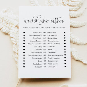 Invitación JOLIE Minimal Prefiere Un Juego De Ducha De Novias