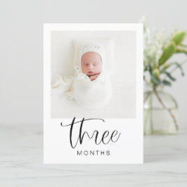 Invitación JOLIE Modern 1er cumpleaños - Cartel fotográfico