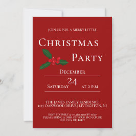 Invitación Jolly Navidades Saludos con Santa Champagne