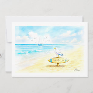 Invitación Jon Seagull - Paz y Amor