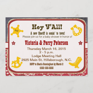 Invitación Joven cachorro o Chica Baby Shower -