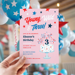 Invitación Jóvenes silvestres y Fiesta de tres años