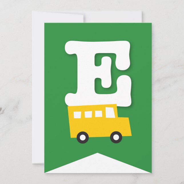 Invitación Jóvenes transportan pancarta de Fiesta de cumpleañ (Anverso)