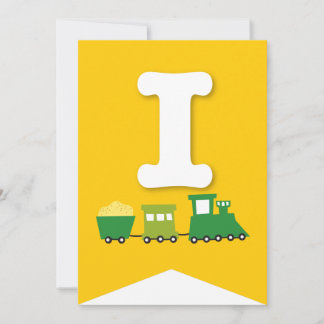 Invitación Jóvenes transportan pancarta de Fiesta de cumpleañ