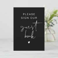 JOVI Edgy Black Modern Rótulo de libros para invit