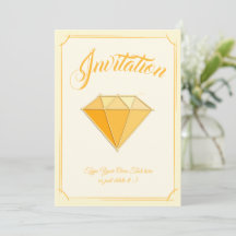 Joyería de Gemstone de Diamante Amarillo. boda de 