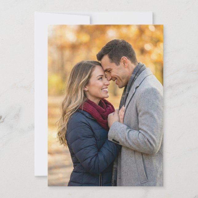 Invitación Joyful Autumn Warmth Photo (Anverso)