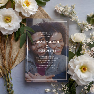 Invitación Joyful Fun Photo Boda