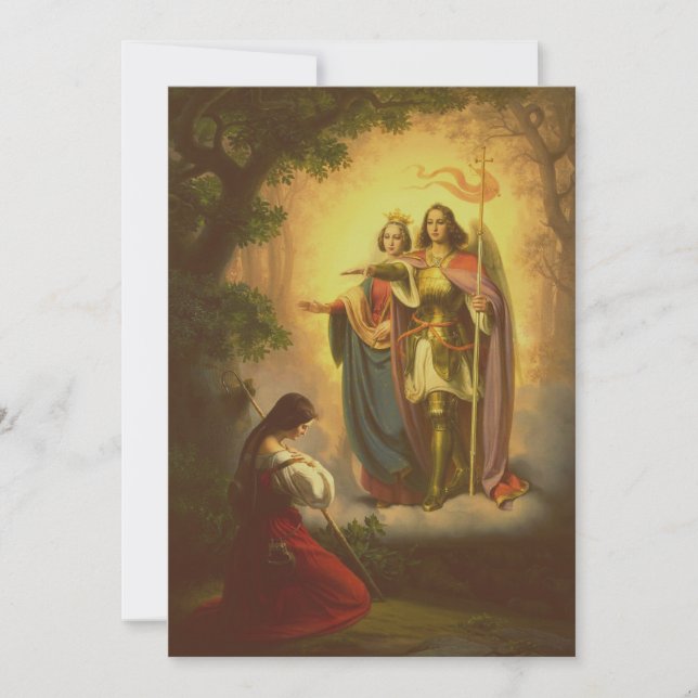 Invitación Juana de Arco (Anverso)