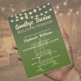 Invitación Jubilación Adiós Tensión Fiesta de verano en el pa