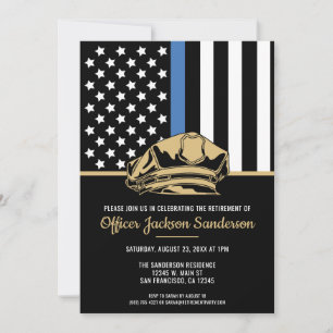 Invitación Jubilación de Agente de Policía Aplicación de la L