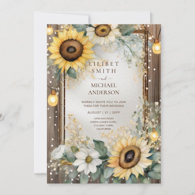 Invitación Jubilación de Baby Shower de cumpleaños de boda de (Anverso)