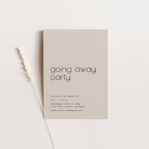 Invitación Jubilación de despedida, desplazamiento, Fiesta de