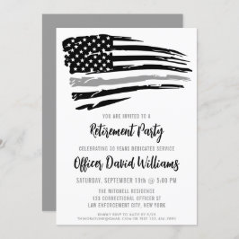 Invitación Jubilación de funcionario correccional de línea gr