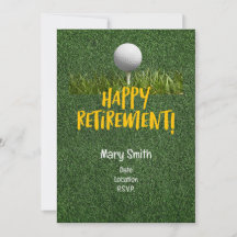Jubilación de golf para golfistas