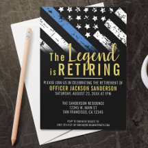 Jubilación de la policía Aplicación de la ley de l