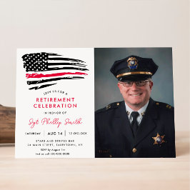 Invitación Jubilación de la Policía Militar de Bandera Estado