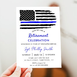 Invitación Jubilación de la Policía Militar de Bandera Estado
