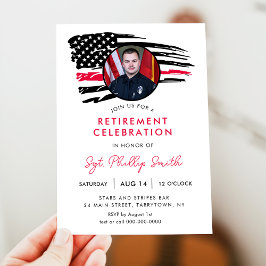 Invitación Jubilación de la Policía Militar de Bandera Estado