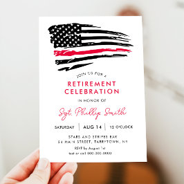 Invitación Jubilación de la Policía Militar de Bandera Estado