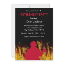 Jubilación moderna de silueta de bomberos/bomberos