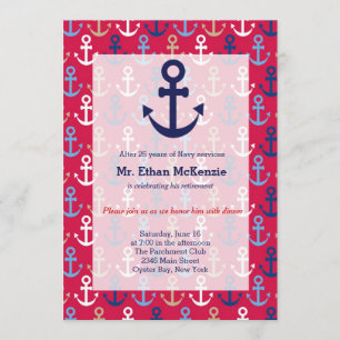 Invitación Jubilación naval