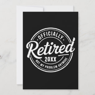 Invitación Jubilación Personalizada Ya No Es Mi Problema Jubi