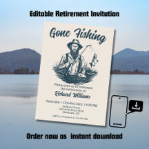 Jubilación Pescador Jubilado Vintage