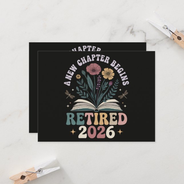 Invitación Jubilado 2026 Un Nuevo Capítulo Comienza (Anverso/Reverso In Situ)