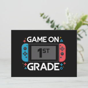 Invitación Juego Activado 1er Grado Regreso a la Escuela Game