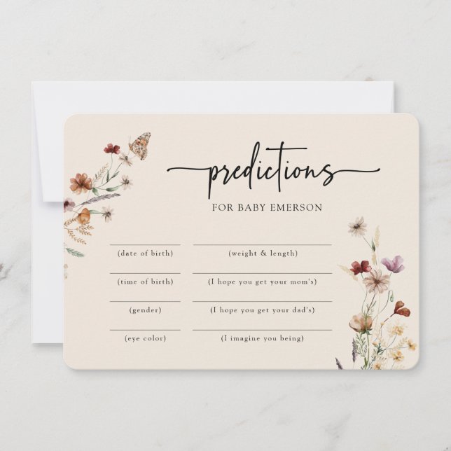 Invitación Juego Baby Shower moderno (Anverso)