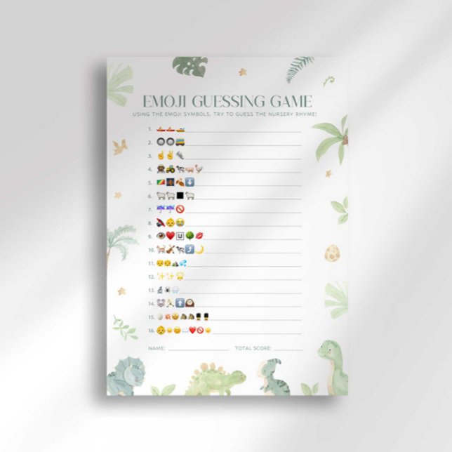 Invitación Juego de adivinanzas de Emoji de Baby Shower para  (Subido por el creador)