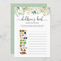 Juego de Baby Shower con imágenes de la Emoji de o