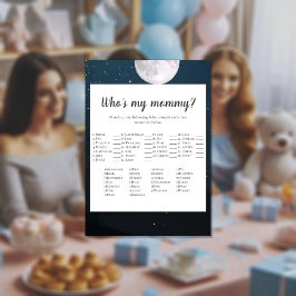Invitación Juego de Baby Shower de Bear Who's My Mami
