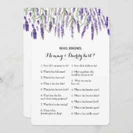 Invitación Juego de Baby Shower de doble cara - Consejos | Qu