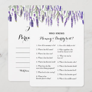 Invitación Juego de Baby Shower de doble cara - Consejos   Qu