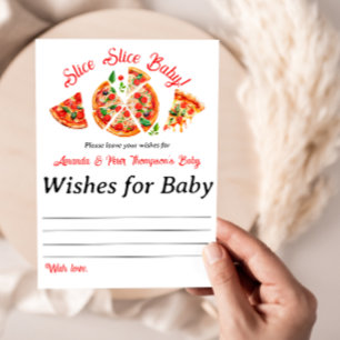 Invitación Juego de Baby Shower de Slice Slice Fiesta de pizz
