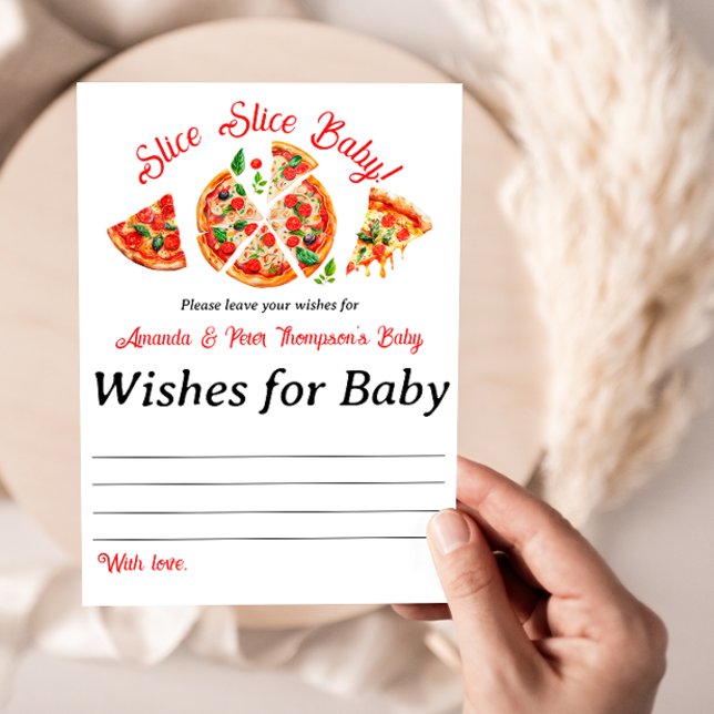 Invitación Juego de Baby Shower de Slice Slice Fiesta de pizz (Subido por el creador)