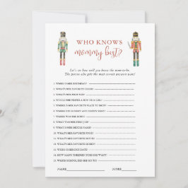 Invitación Juego de Baby Shower de soldados desnudistas